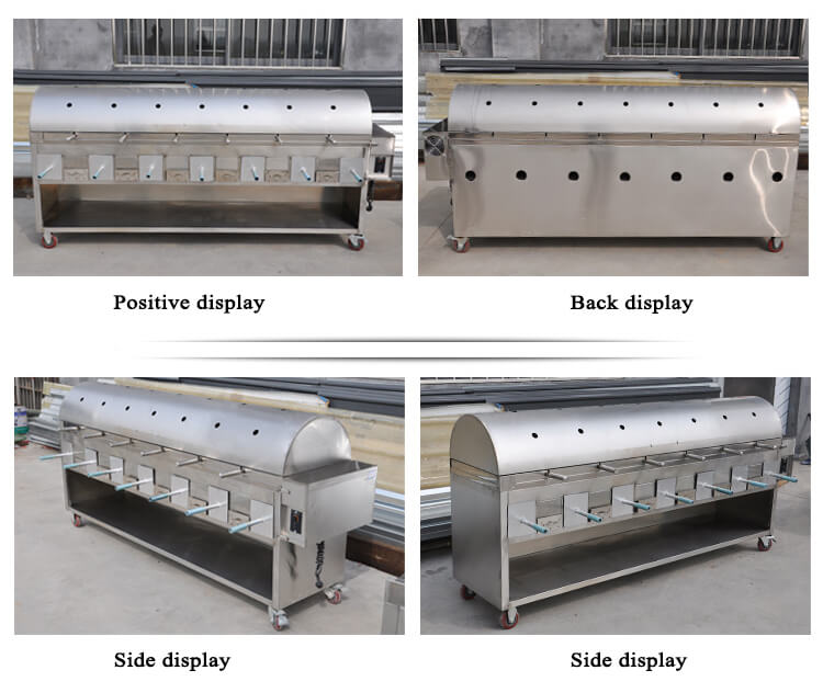 Automatic Rotating Chicken Barbecue Machine Roasting Lamb Leg Bbq Grill ...